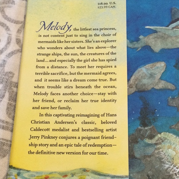 The Littlest Mermaid by Jerry Pinkney. A beautiful book. First edition. - Picture 2 of 8